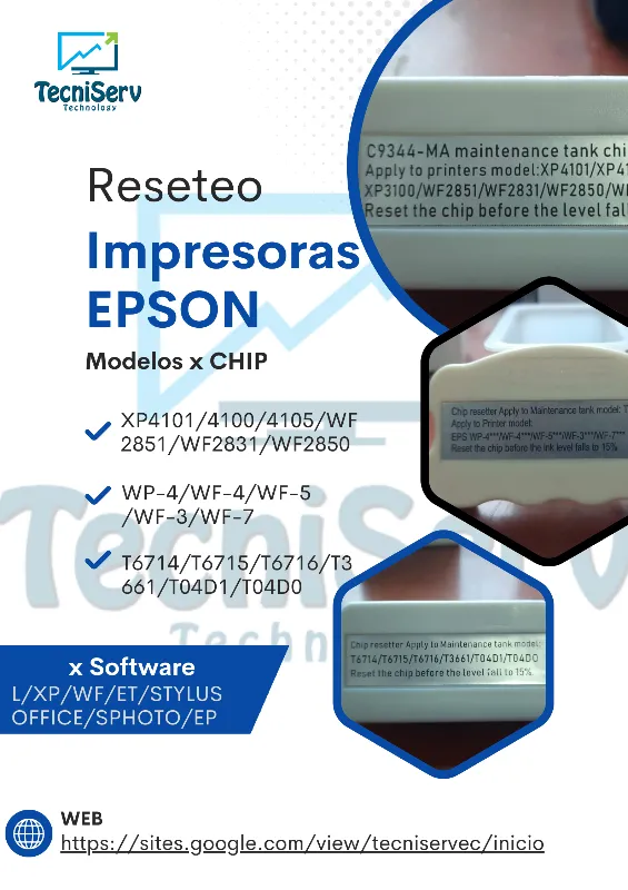 RESETEO DE IMPRESORAS EPSON