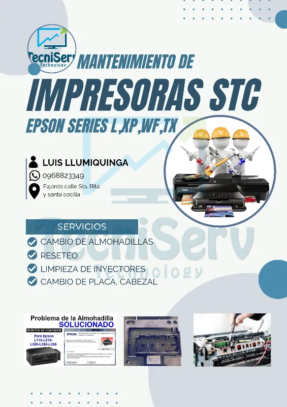 MANTENIMIENTO IMPRESORA EPSON STC