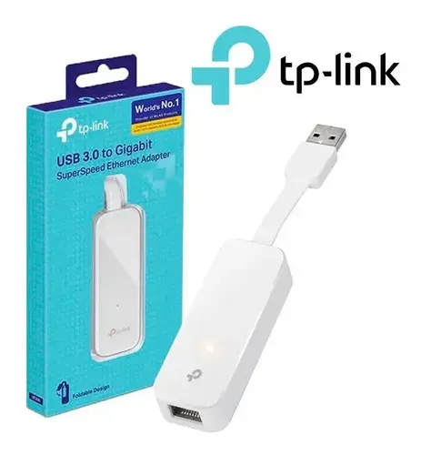 ADAPTADOR TP-LINK USB 3.0 PARA ADAPTADOR GIGABIT CON RED ETHERNET PLUG AND PLAY UE300