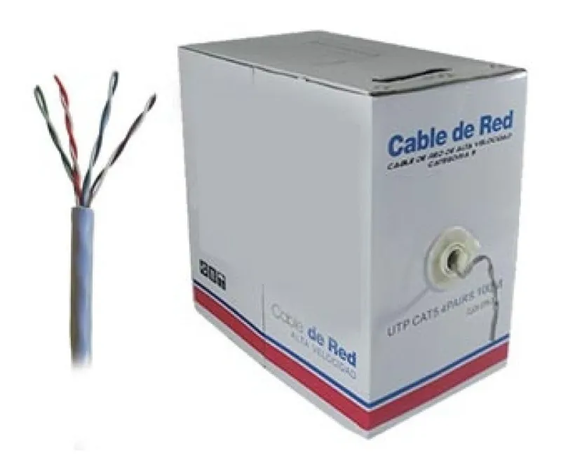 CABLE UTP CAT 5E PARA INTERIORES POR METRO